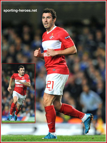 Nikita Bazhenov - Spartak Moscow - UEFA Champions League 2010/11