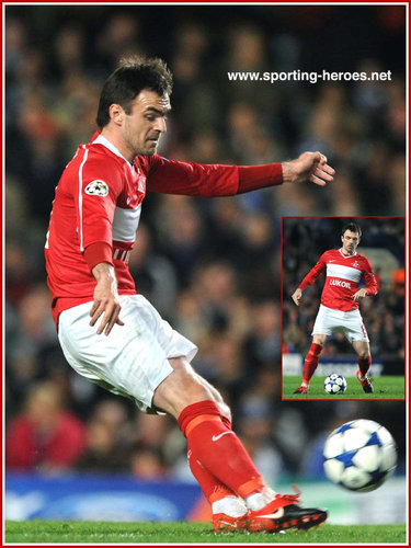 Nikola Drincic - Spartak Moscow - UEFA Champions League 2010/11