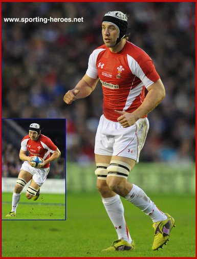 Ryan Jones - Wales - International Rugby Union Caps for Wales.