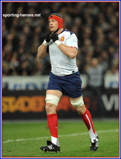 Jerome Thion - France - International rugby matches for France.