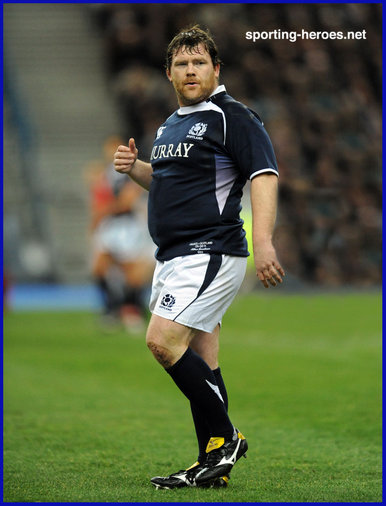 Allan Jacobsen - Scotland - Scottish International Rugby Caps.