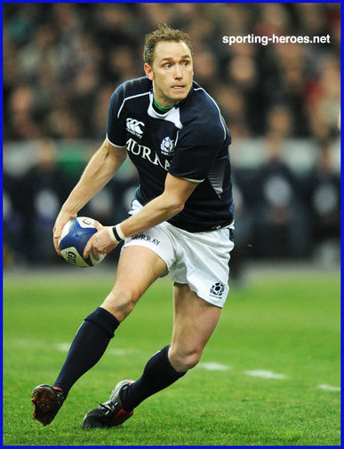 Dan Parks - Scotland - International Rugby Matches for Scotland.