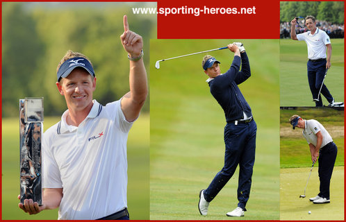Luke Donald - England - Luke is pictured with the PGA Championship Trophy