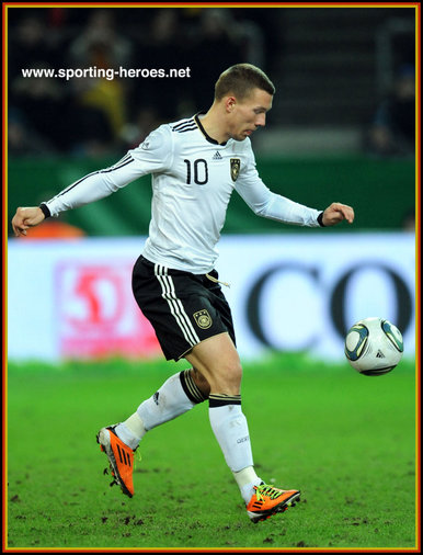 Lukas Podolski - Germany - UEFA Europameisterschaft 2012 Qualifikation