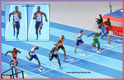 Dwain Chambers - Great Britain & N.I. - 2011 European Indoor Championships 60m silver.