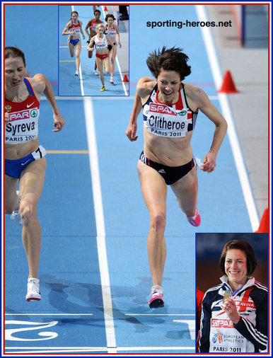 Helen CLITHEROE - Great Britain & N.I. - 2011 European Indoor 3000 metres Champion.