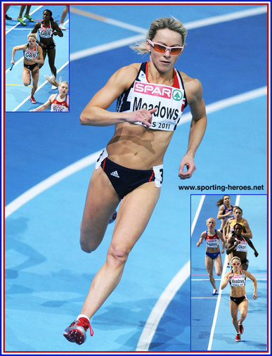 Jenny Meadows - Great Britain & N.I. - 2011 European Indoor Championships 800m Champion.