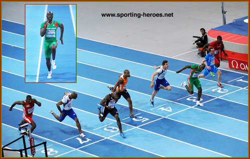 Francis Obikwelu - Portugal - 2011 European Indoor Championships 60m Gold.