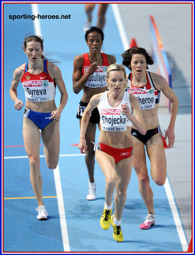 Olesya SYREVA - Russia - 2011 European Indoor Championships 3000m.