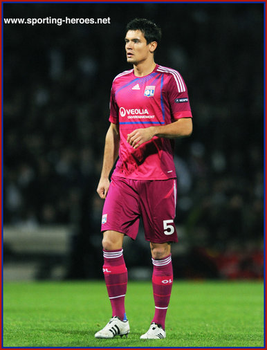 Dejan Lovren - Olympique Lyonnais - Champions League 2011/12 Group D.