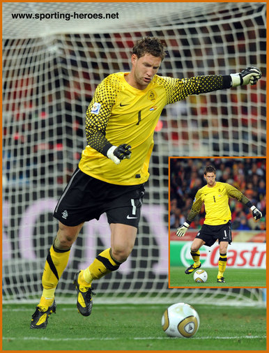 Maarten Stekelenburg - Nederland - FIFA Wereldbeker 2010 (Finale) World Cup Final.