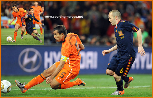 Giovanni Van Bronckhorst - Nederland - FIFA Wereldbeker 2010 (Finale) World Cup Final.