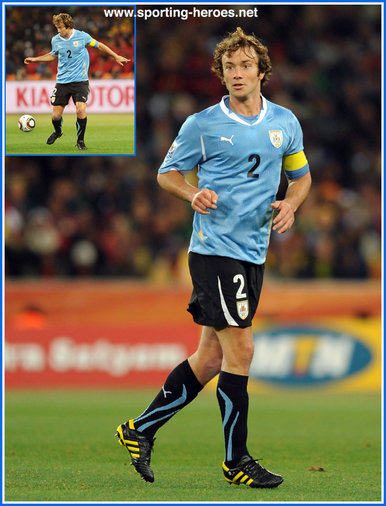 Diego Lugano - Uruguay - FIFA Copa del Mundo 2010 (República De Corea, Ghana, Alemania)