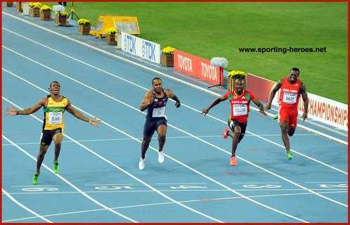 Daniel Bailey - Antigua - 100m finalist at 2011 & 2009 World Championships.