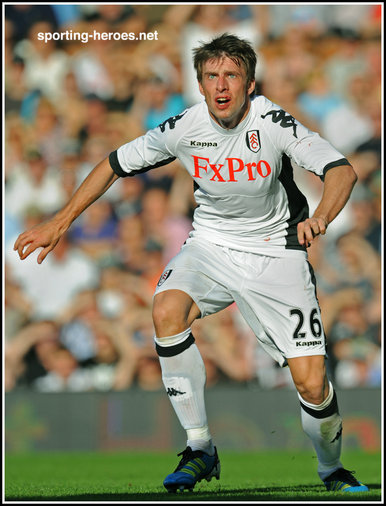 Zdenik GRYGERA - Fulham FC - Premiership Appearances