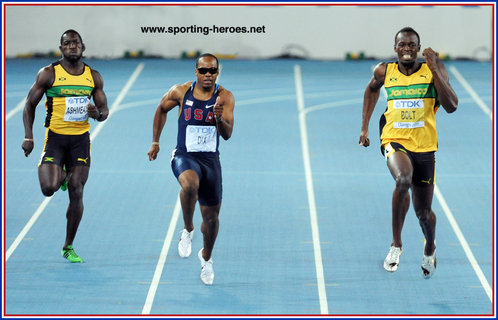 Walter Dix - U.S.A. - 2011 World Championships silver medals.