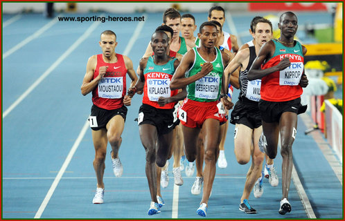 Mohamed MOUSTAOUI - Morocco - Sixth in World 1500m final 2011.