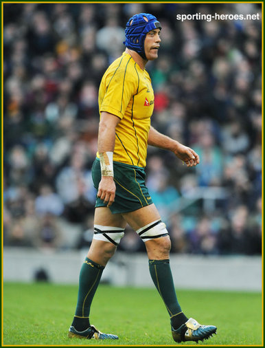 Nathan Sharpe - Australia - 2011 World Cup Games.