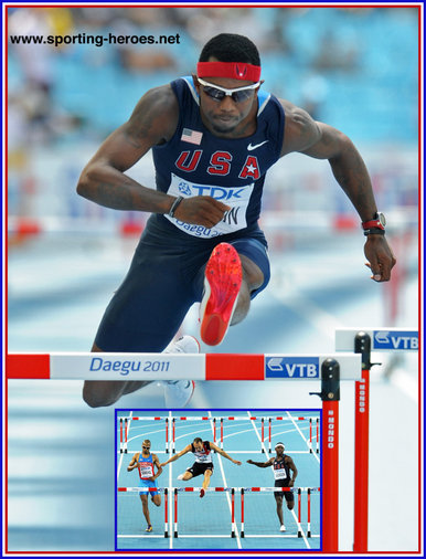 Bershawn Jackson - U.S.A. - World 400mh Champion & Olympic Games medalist.