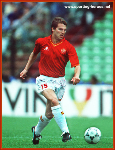 Fernández ROBERTO - Spain - FIFA Campeonato Mundial 1990/ World Cup matches.