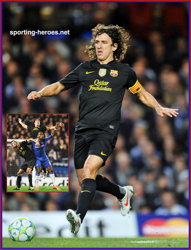 Carles Puyol - Barcelona - Champions League 2012 Knock out matches.
