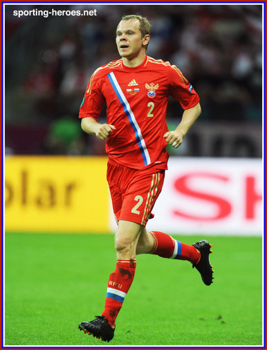 Aleksandr Anyukov - Russia - 2012 European Football Championships - Poland/Ukraine.