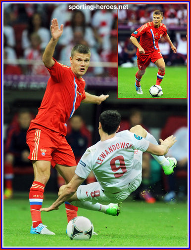 Igor Denisov - Russia - 2012 European Football Championships - Poland/Ukraine.