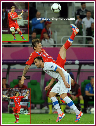 Roman Pavlyuchenko - Russia - 2012 European Football Championships - Poland/Ukraine.