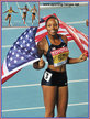 Allyson FELIX - U.S.A. - 2011 World Championships medals.