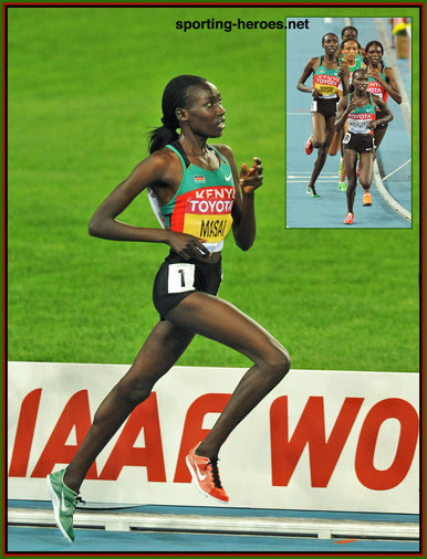 Linet Chepkwemoi Masai - Kenya - 10,000 metres bronze medal at 2011 World Champs.
