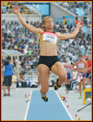 Jennifer Oeser - Germany - Silver medal at 2011 World Championships