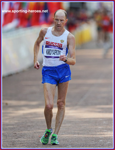 Sergey Kirdyapkin - Russia - World Championship 50km Walk champion.