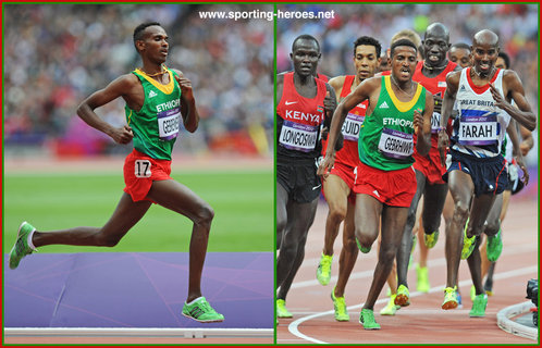 Dejen GEBREMESKEL - Ethiopia - 2nd. 2012 Olympic Games 5000m.