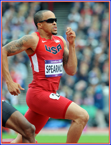 Wallace Spearmon - U.S.A. - Fourth place at 2012 Olympic Games.