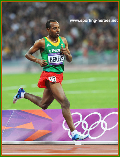 Tariku Bekele - Ethiopia - Olympic 10,000m fourth place in 2012.