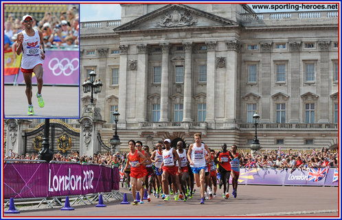 Mebrahtom Keflezighi - U.S.A. - 2012 Olympic marathon fourth place.