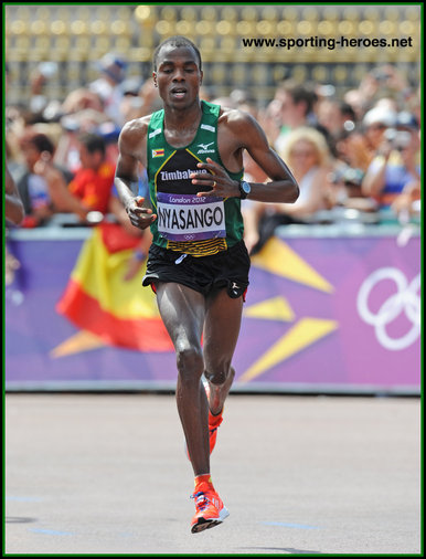 Cuthbert NYASANGO - Zimbabwe - Seventh in 2012 Olympic marathon.