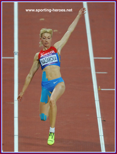 Anna NAZAROVA - Russia - 2012 Olympic Games fifth place in long jump.