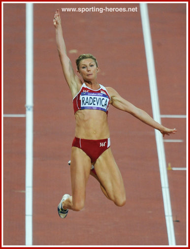 Ineta Radevica - Latvia - Fourth place in long jump at 2012 Olympics.