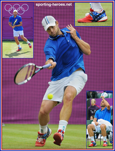 Andy Roddick - U.S.A. - Finale to his career at 2012 US Open.