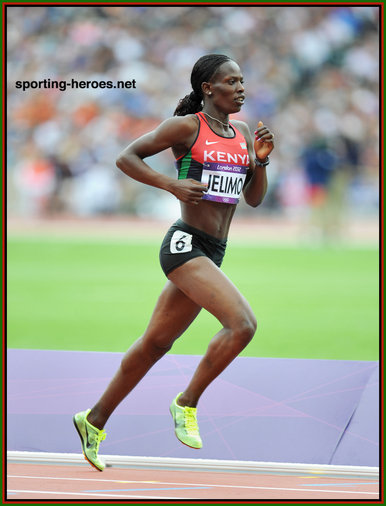 Pamela Jelimo - Kenya - Fourth place in 800m at 2012 Olympics.