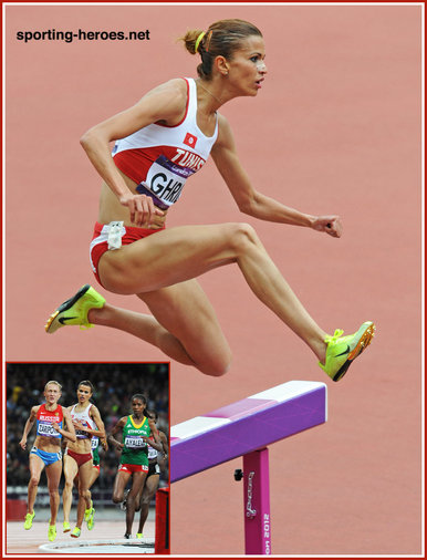 Habiba GHRIBI - Tunisia - Gold medal & National Record at 2012 Olympics.