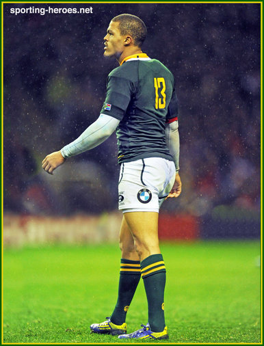 Juan de JONGH - South Africa - South Africa International rugby union caps.