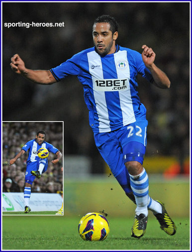 Jean Beausejour - Wigan Athletic - League Appearances