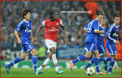 Gervinho - Arsenal FC - Champions League 2012-13.