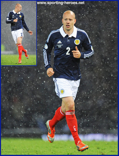 Alan Hutton - Scotland - FIFA 2014 World Cup qualifying matches.
