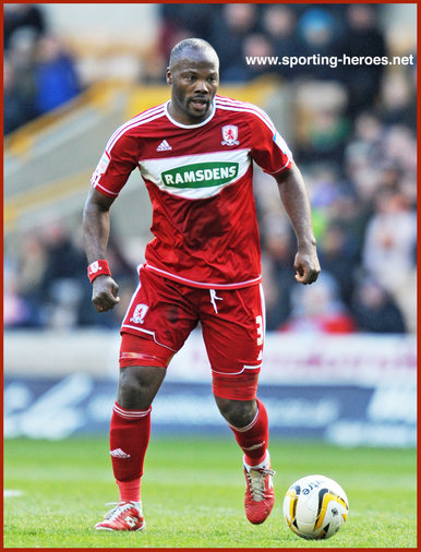Andre BIKEY/AMOUGOU - Middlesbrough FC - League Appearances