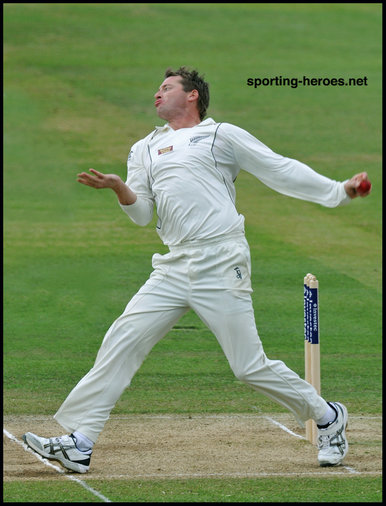 Bruce MARTIN - New Zealand - Test Record