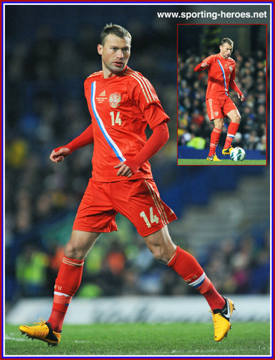 Vasili Berezutsky - Russia - FIFA 2014 World Cup qualifying matches.