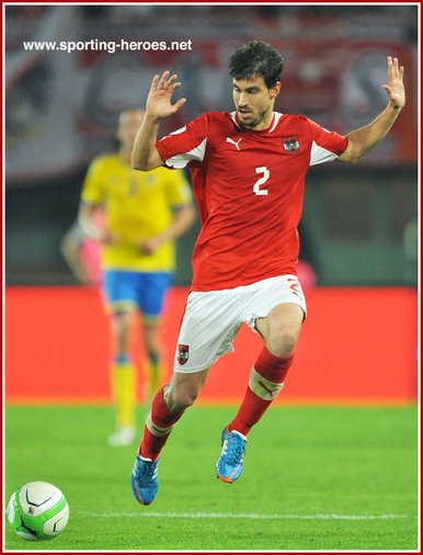 Gyorgy Garics - Austria - 2014 World Cup Qualifying matches.